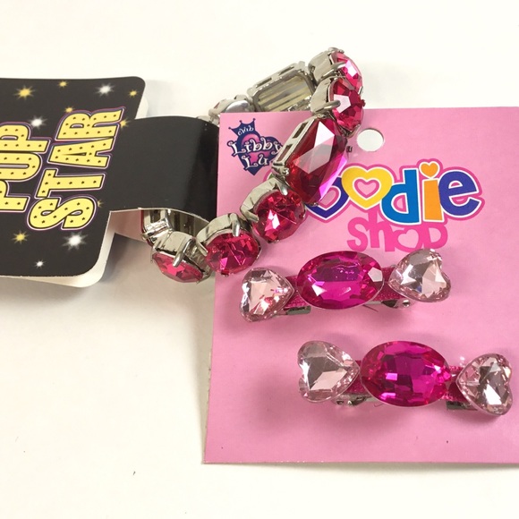 LibbyLu PopStar Bracelet & Barrett Set#1 - Picture 3 of 8